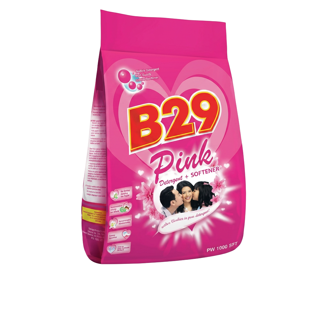 B29 Pink Detergent + Softener — B29